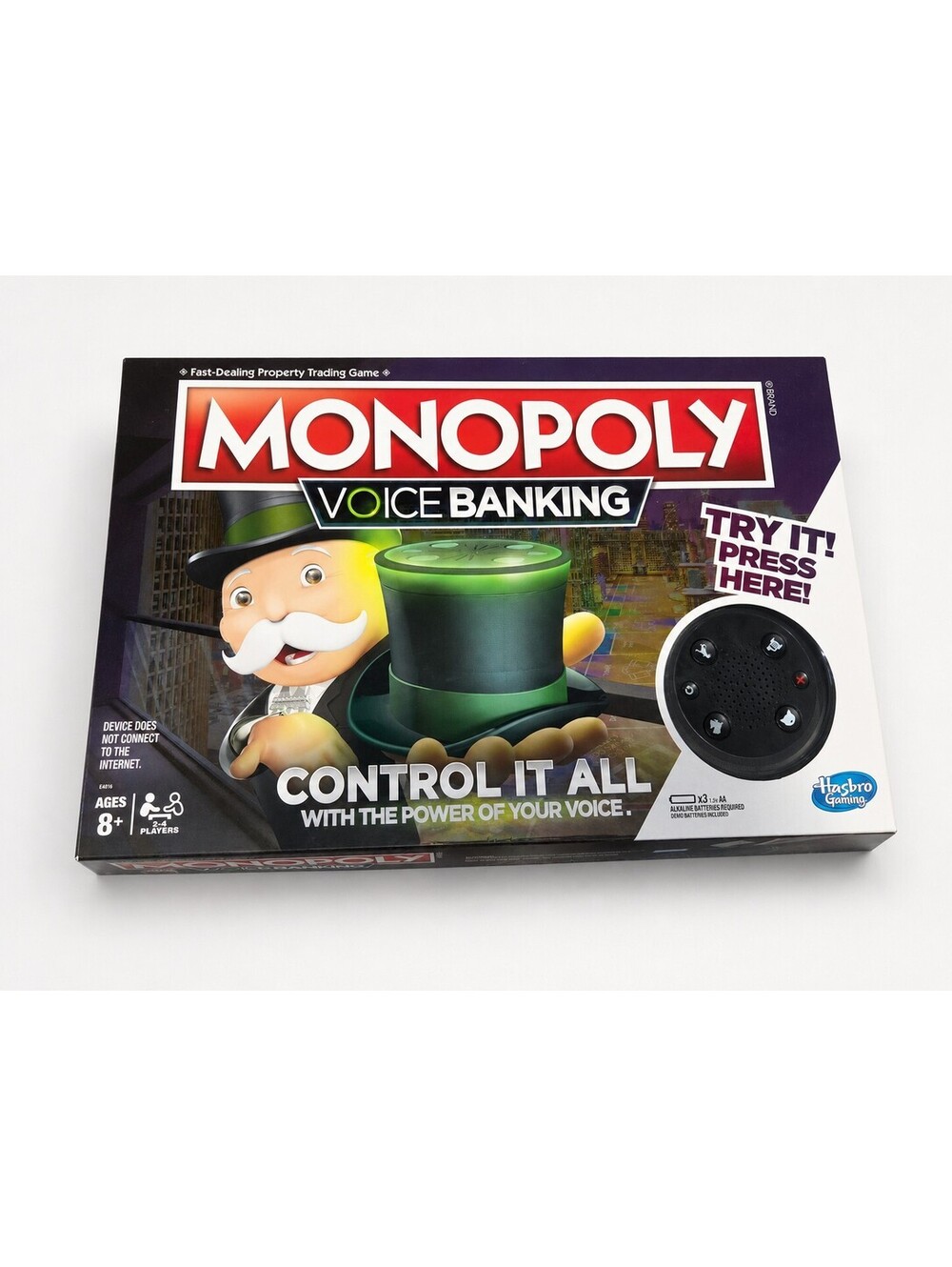 Monopoly Voice Banking Electronic Board Game Hasbro E4816 2018 Voice Activated